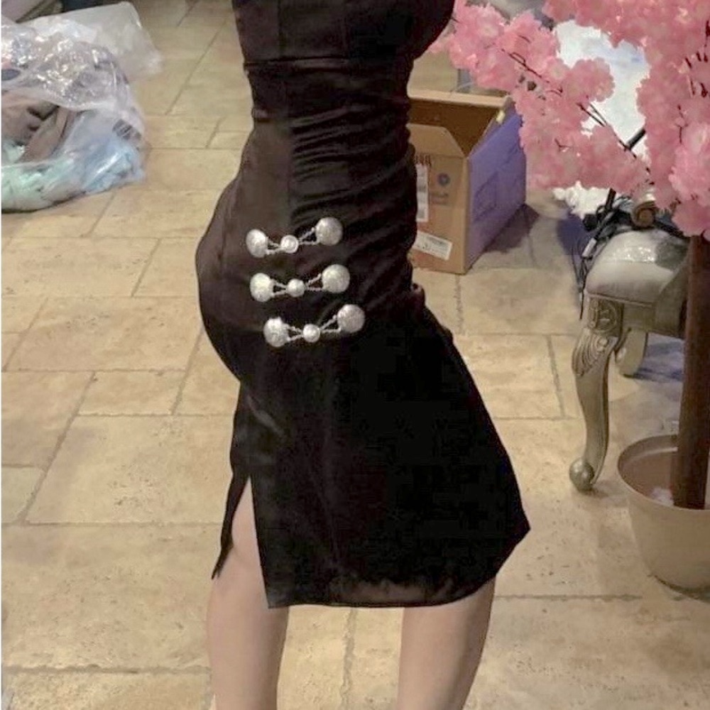 Mexican Dress brown color dress size S